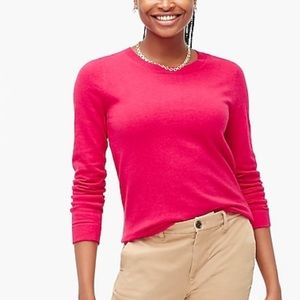 Pink J Crew Teddie Sweater